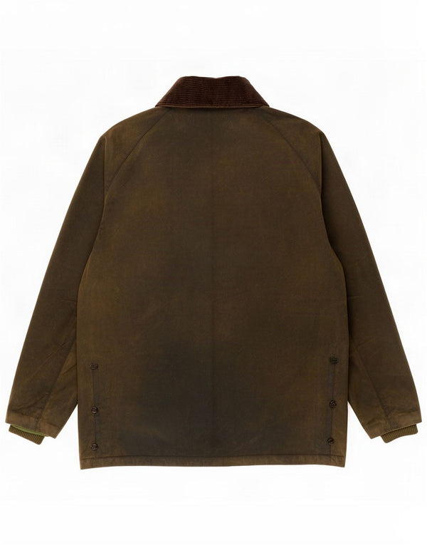 Barbour Mens Bedale Loose Fit Waxed Jacket Veličina 46 Small Khaki Colourblock