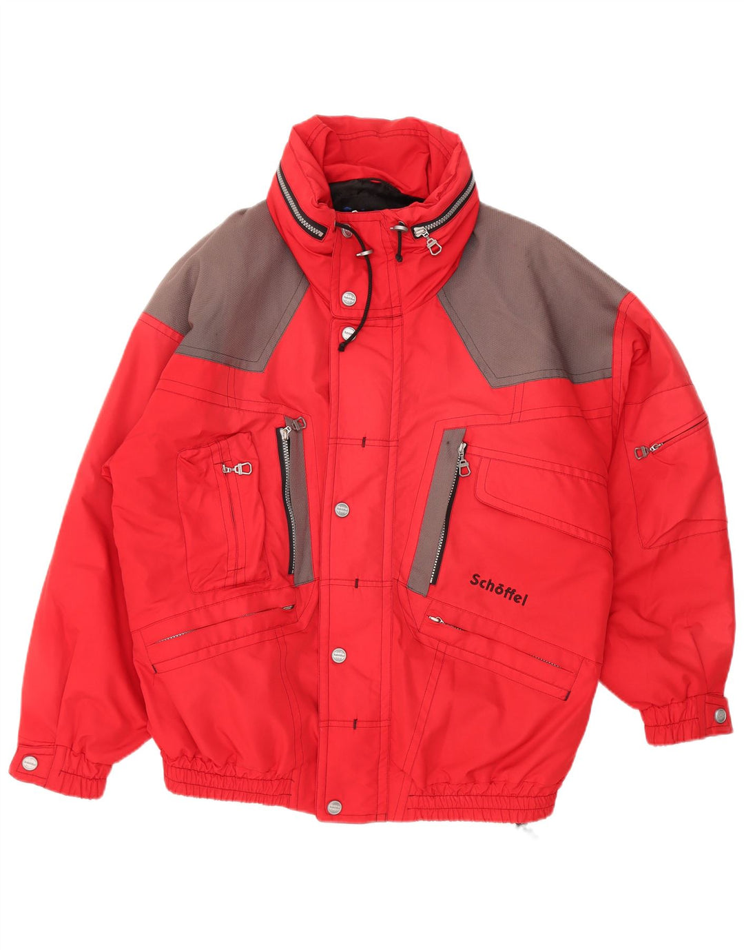 SCHOFFEL muška skijaška jakna s kapuljačom UK 42 XL Red Colourblock