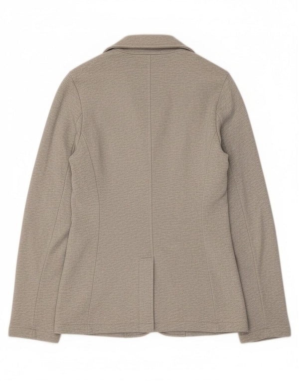 Sun68 Ženska jakna sa 2 gumba UK 14 Srednje sivi pamuk