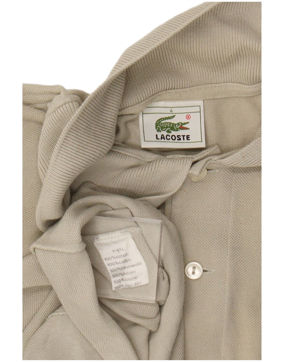 Lacoste muška polo majica veličine 4, srednje zeleni pamuk