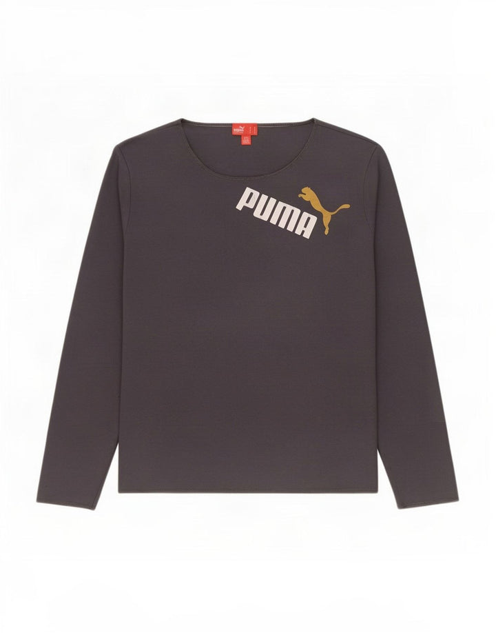 Puma ženska majica dugih rukava s grafikama UK 16 velika siva