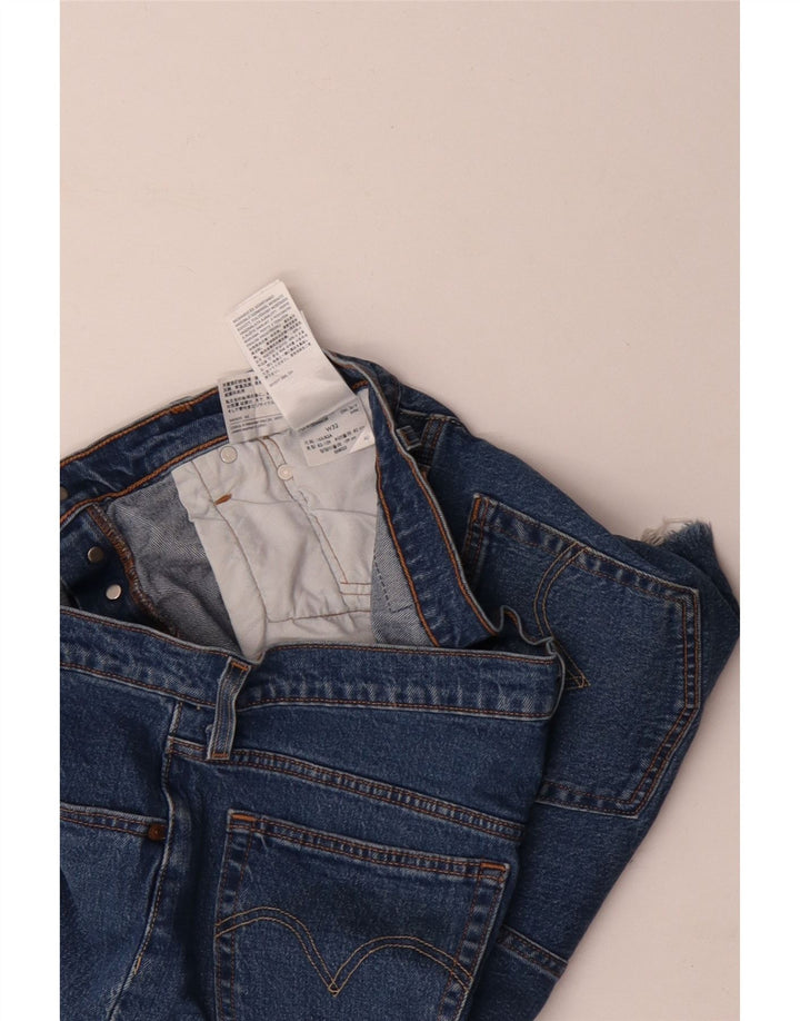 Levi's ženske 501 traper kratke hlače W32 veliki plavi pamuk