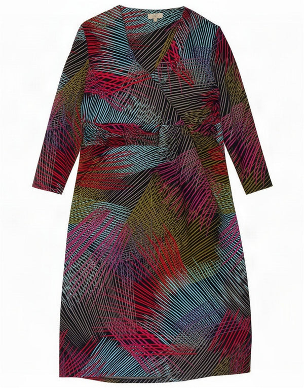 CC Ženska plašt haljina s apstraktnim uzorkom UK 14 Medium Multicoloured