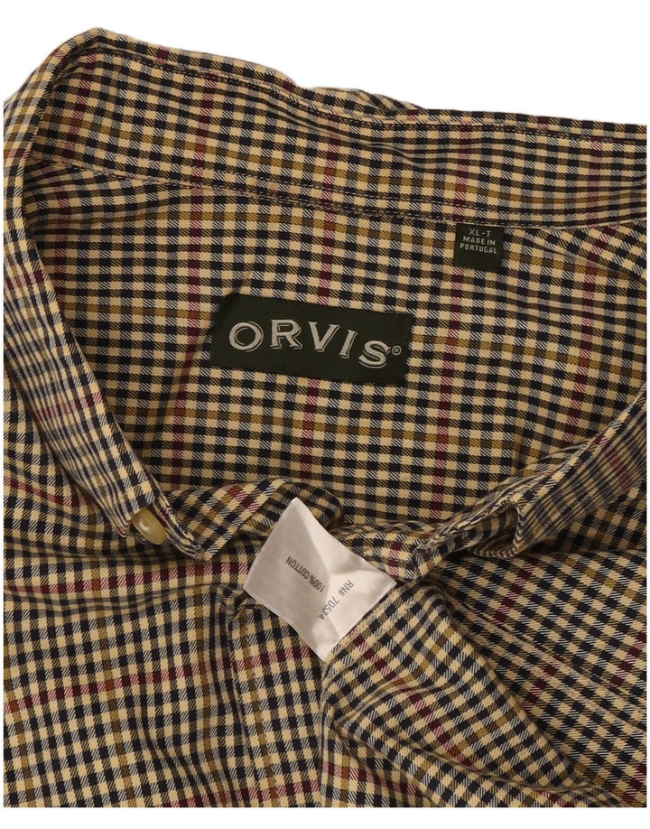 Orvis muška visoka košulja XL višebojni gingham pamuk
