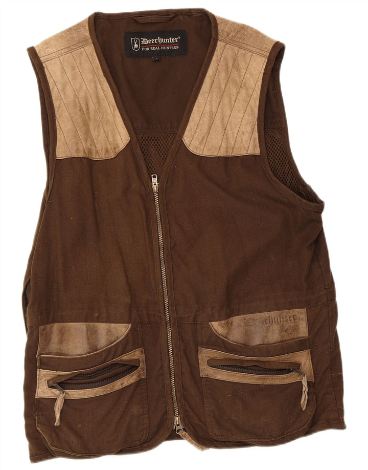Deerhunter muška jakna UK 40 Large Brown Colourblock Pamuk