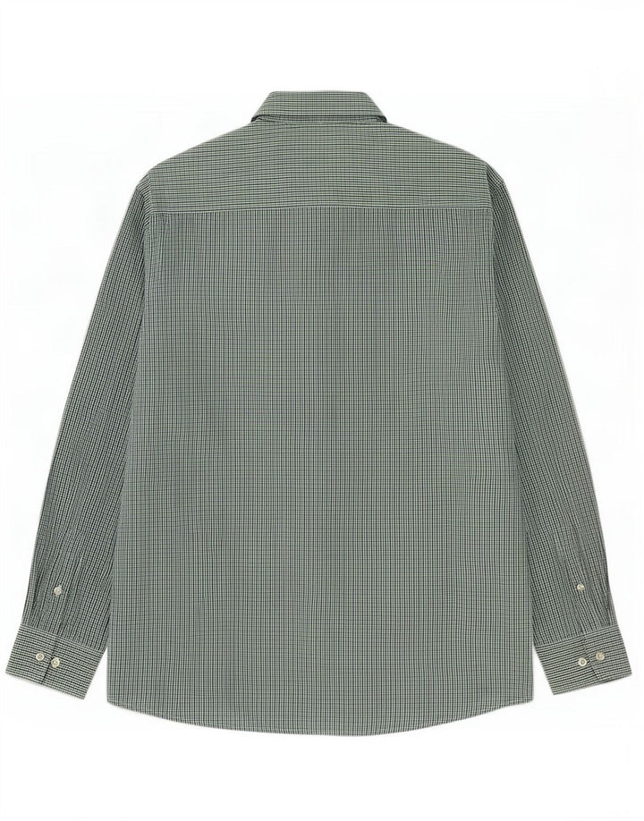 Pierre Cardin muška košulja standardnog kroja XL zeleni gingham poliester