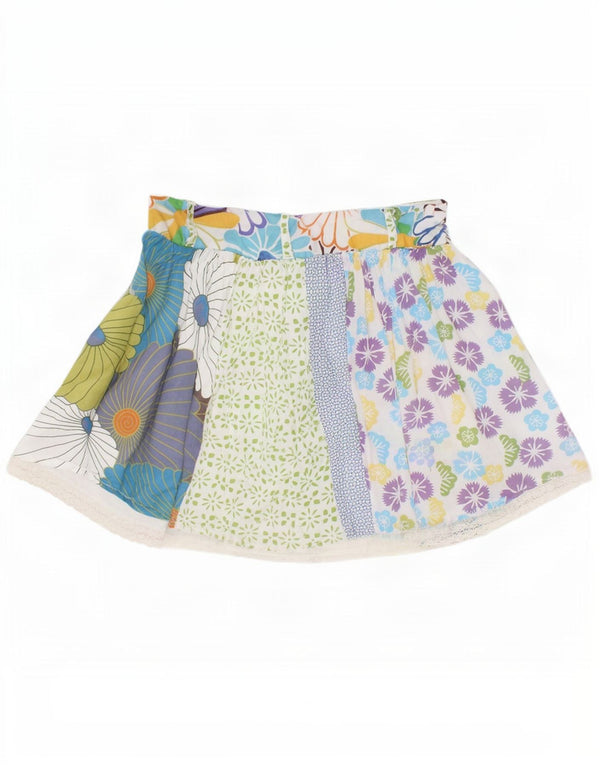 Ženska mini suknja Desigual EU 34 XS W26 Raznobojno cvjetno