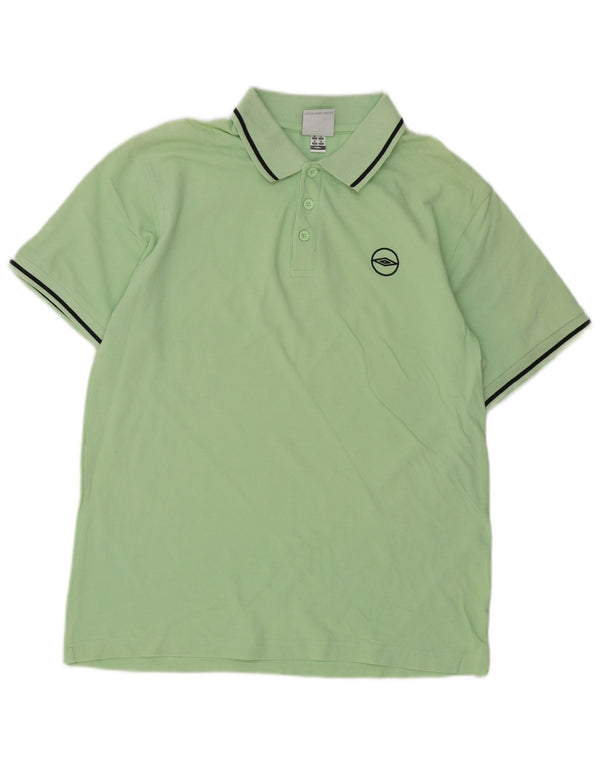 Umbro muška polo majica srednje zelene pruge, pamuk
