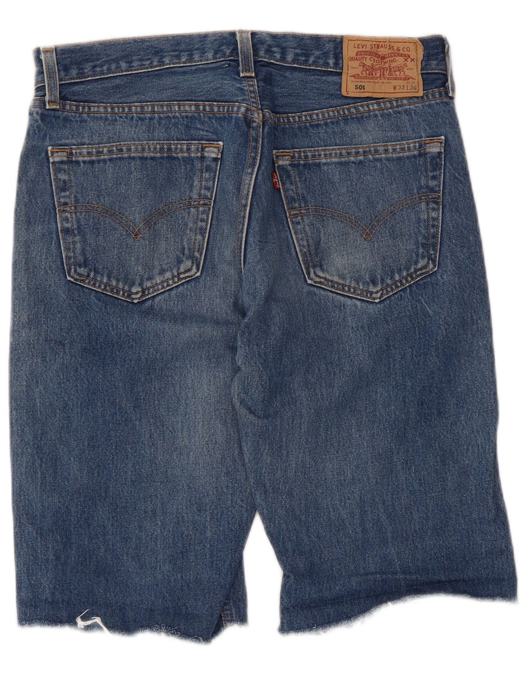 Levi's muške 501 traper kratke hlače W33 srednje plave