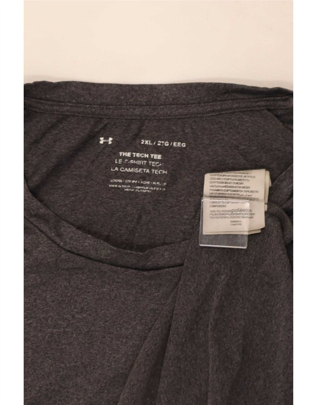 Under Armour muška majica kratkih rukava 2XL sivi poliester