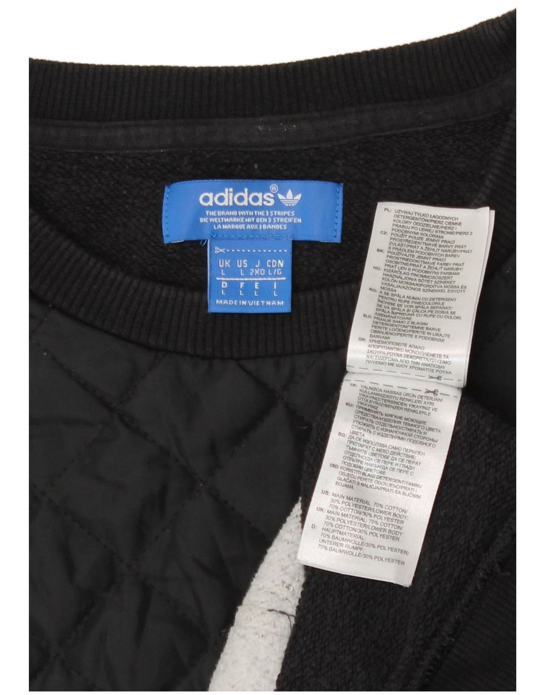 Adidas muška majica s kratkim rukavima Veliki crni pamuk u boji