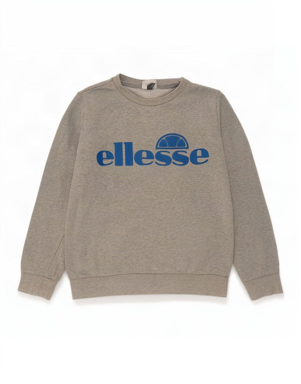 Ellesse Boys Graphic Sweatshirt Džemper 13-14 godina XL sivi pamuk