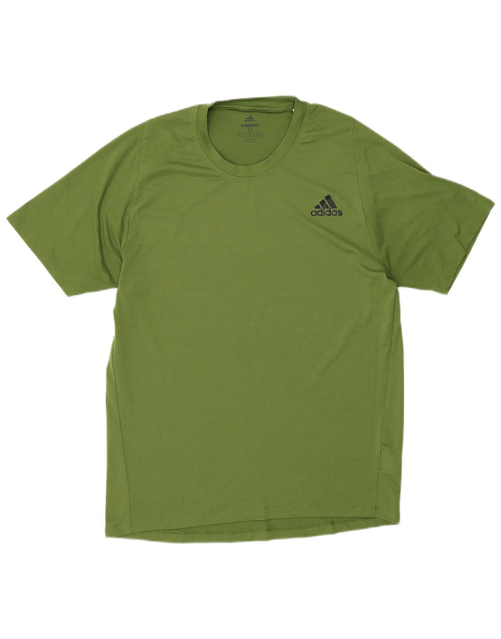 Adidas muška majica Climalite, srednji zeleni poliester