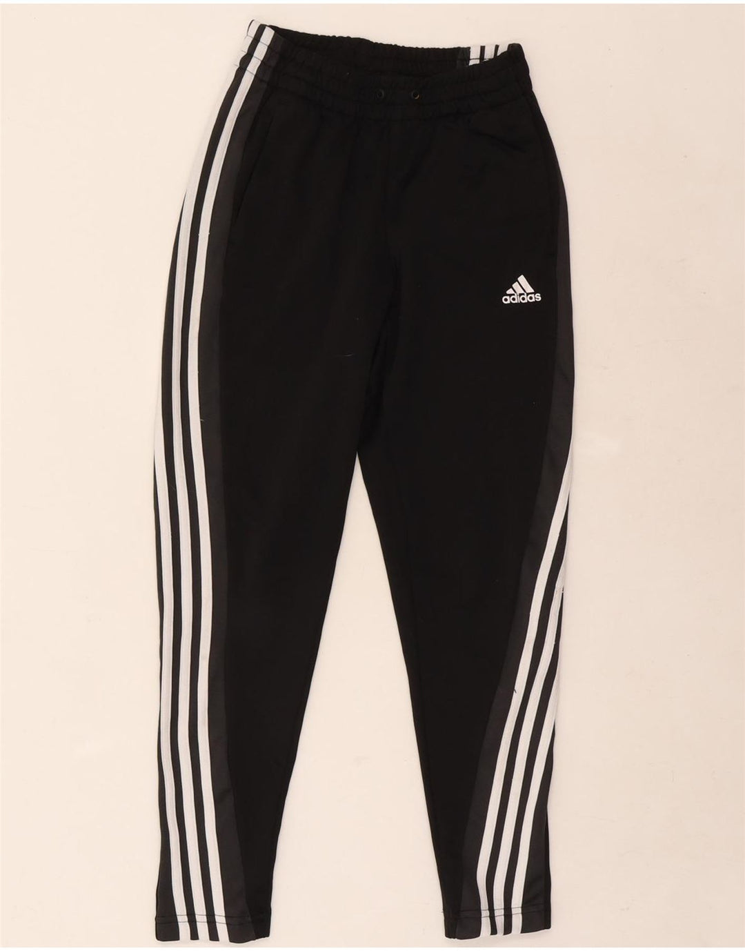 Adidas Hlače za trenirku za dječake 11-12 godina crne poliesterske