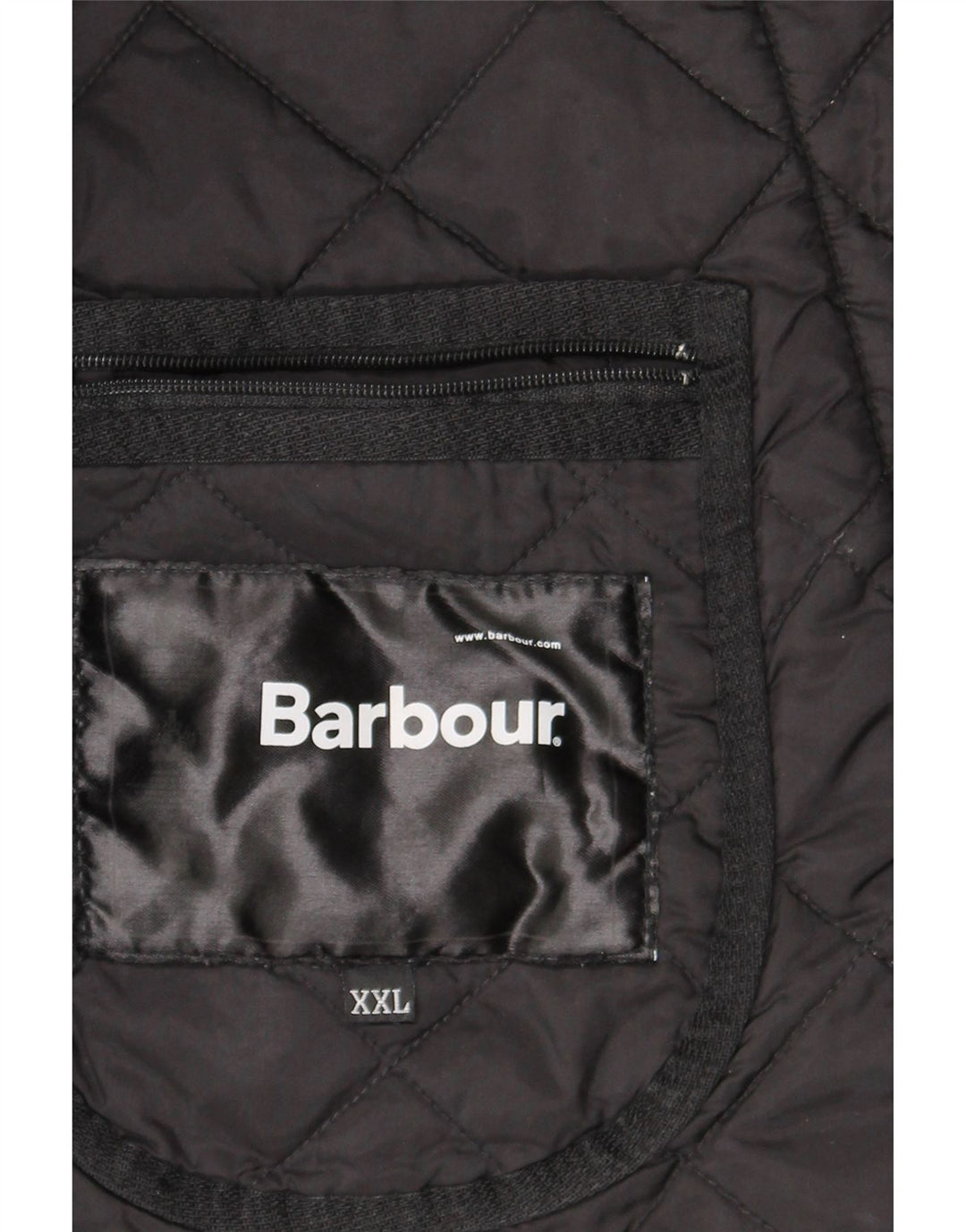 Barbour muška prošivena jakna UK 44 2XL crni poliamid
