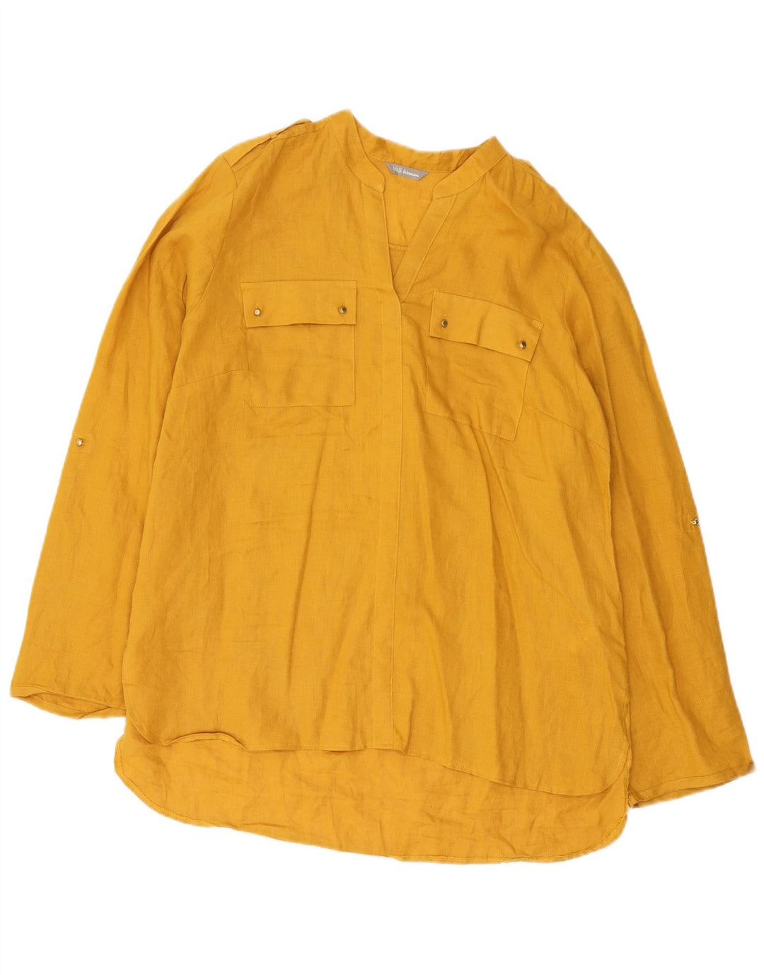 Marks & Spencer Top ženska bluza UK 14 Large Yellow Lan