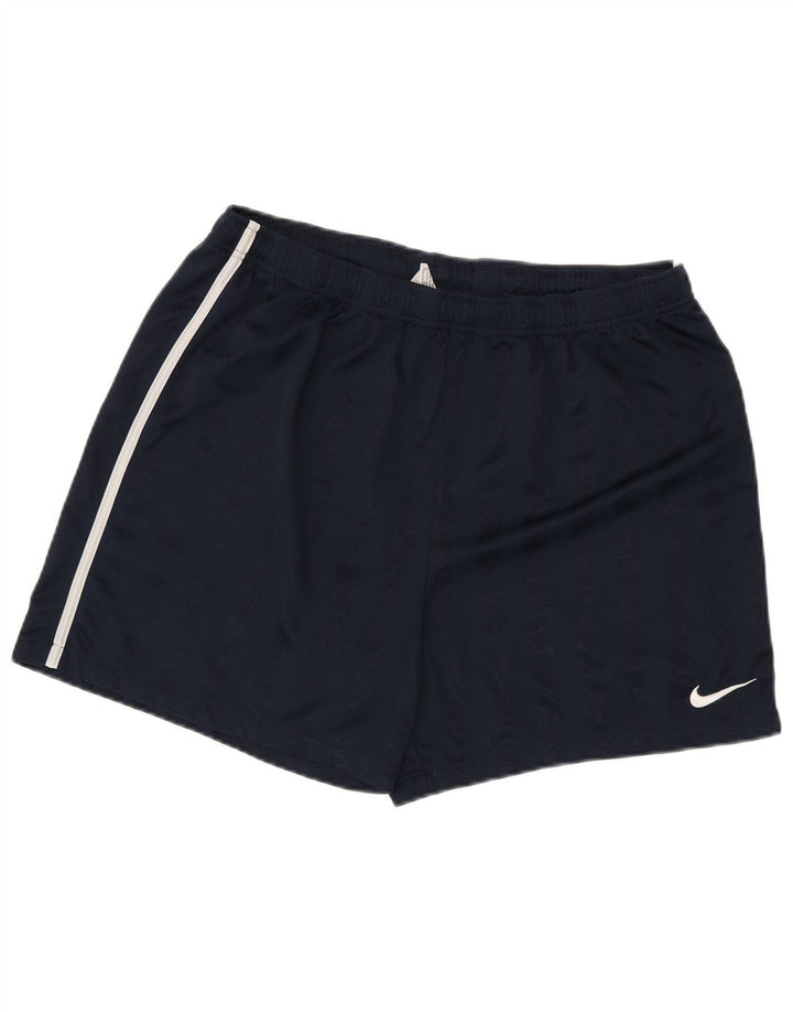 NIKE muške sportske kratke hlače XL tamnoplavi prugasti poliester