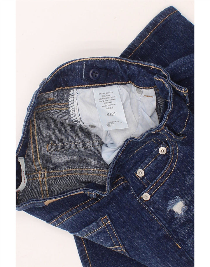 LEVI'S Boys Denim Bermuda Shorts 9-10 Years W24 Blue Ramie Vintage Levi's and Second-Hand Levi's from Messina Hembry 