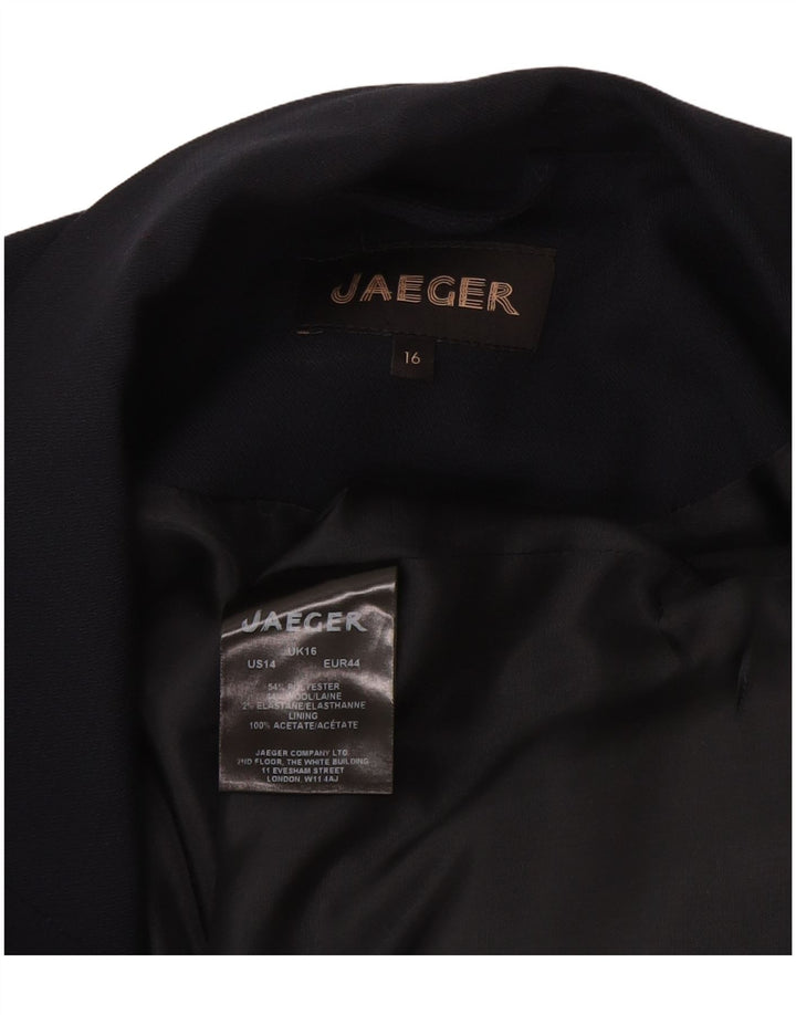 Jaeger ženska dugačka jakna bez rukava UK 16 velika tamnoplava