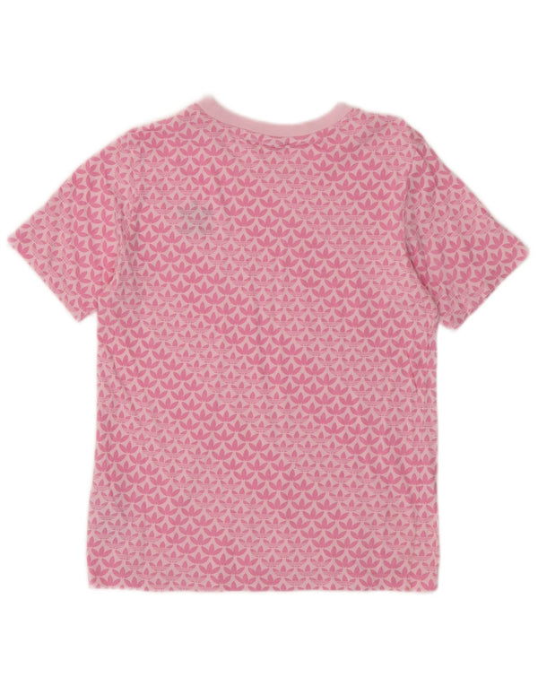 Adidas ženska majica kratkih rukava s grafičkim motivima UK 10 Small Pink Cotton