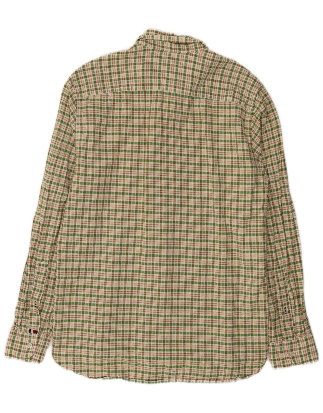 Tommy Hilfiger muška flanelska košulja srednje zelene karirane boje