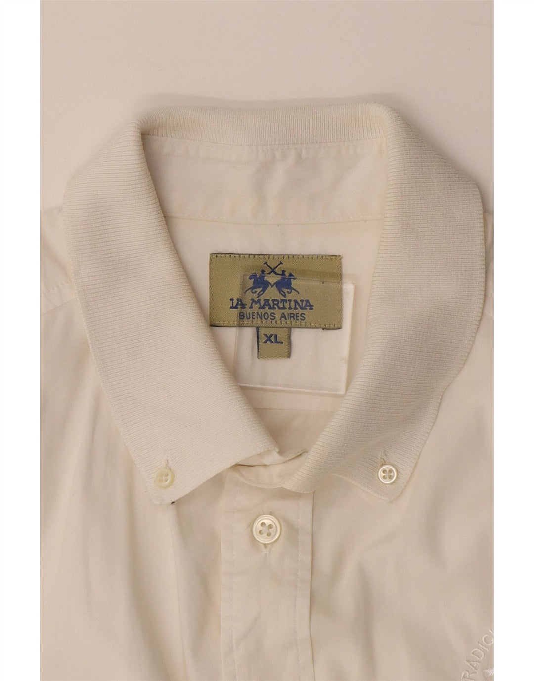 LA MARTINA Muška pulover majica kratkih rukava Buenos Aires XL Bijela