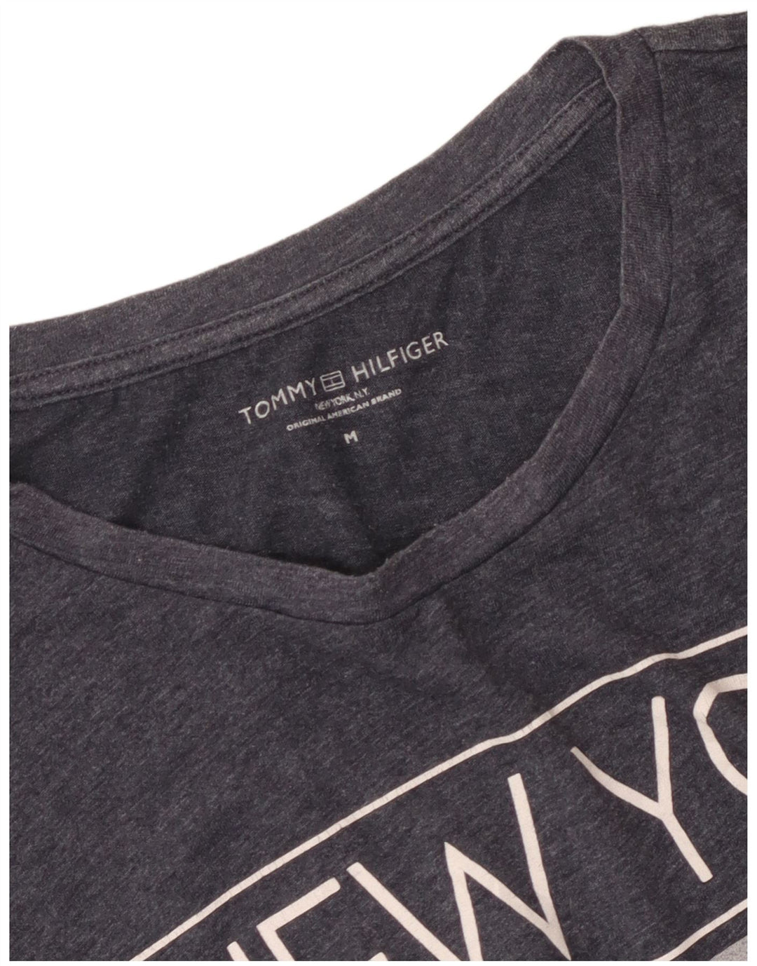 Tommy Hilfiger muška majica kratkih rukava srednje siva s grafičkim motivima