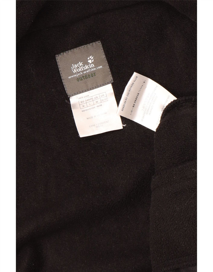 Jack Wolfskin muška jakna od flisa s podstavom UK 36/38 mala crna poliester