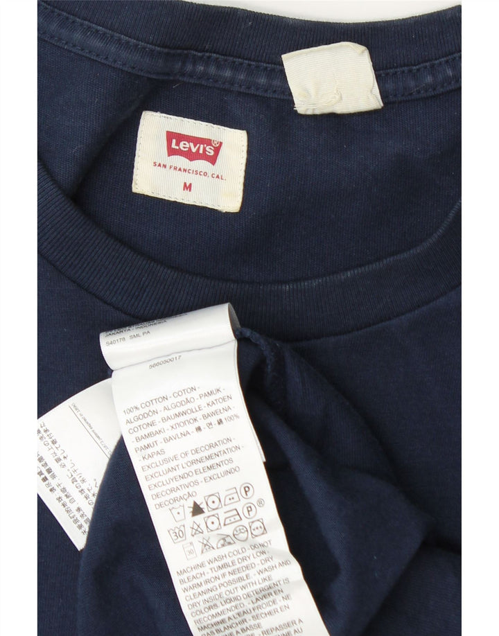 Levi's muška majica kratkih rukava srednje tamnoplavi pamuk