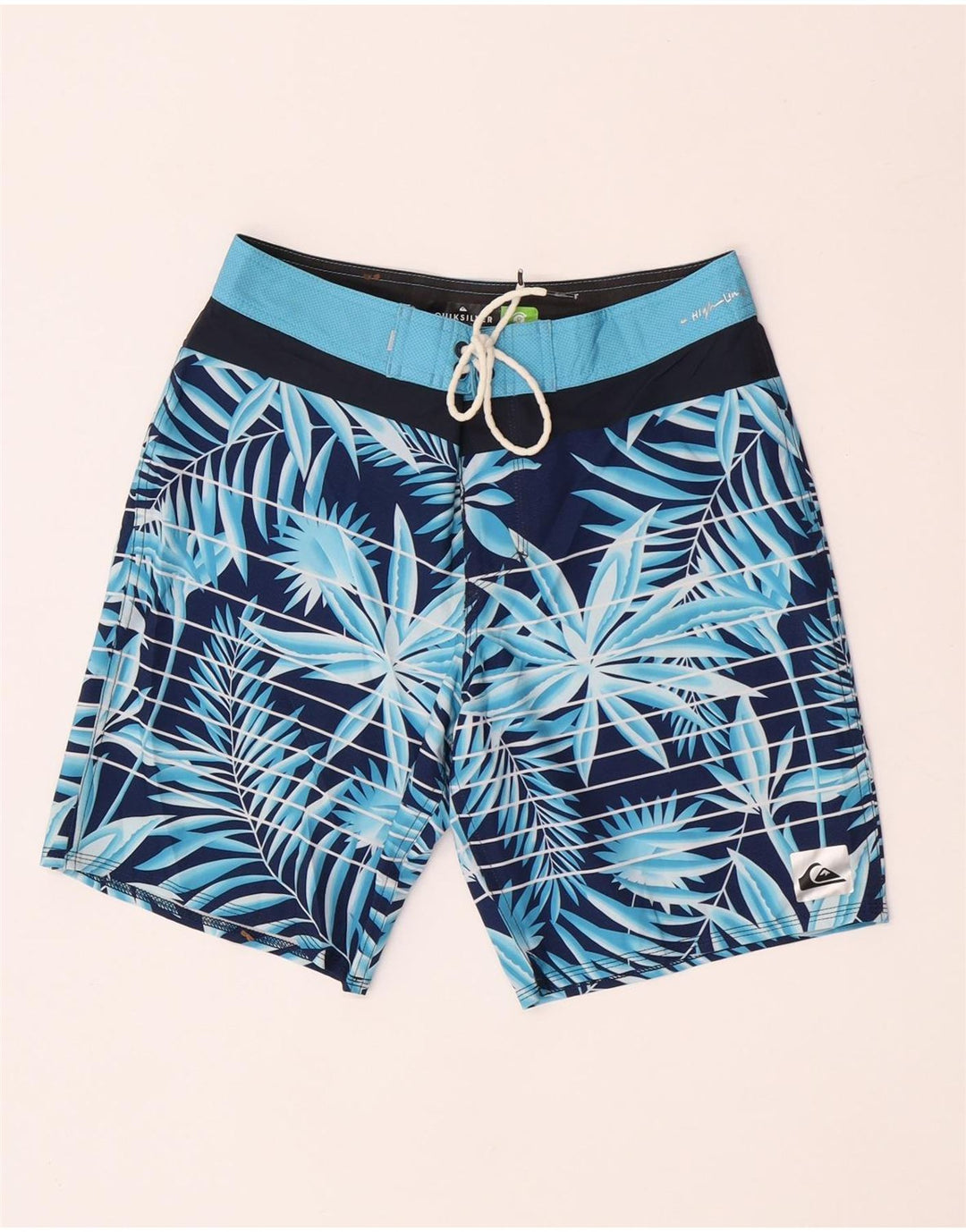 Quiksilver muške kratke hlače za plivanje, mali plavi cvjetni poliester