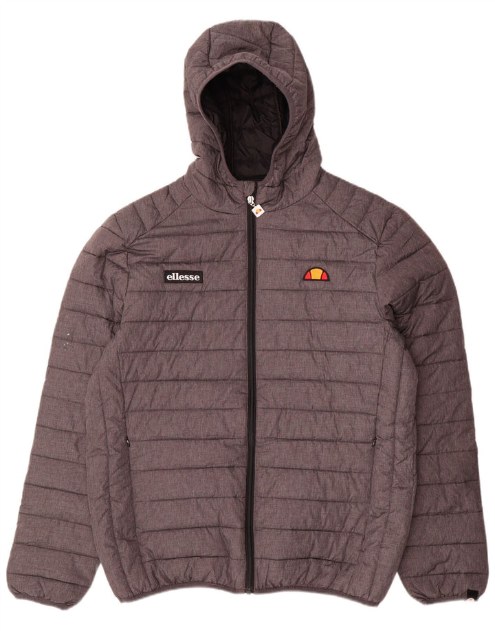 Ellesse muška podstavljena jakna s kapuljačom UK 42 XL sivi poliamid