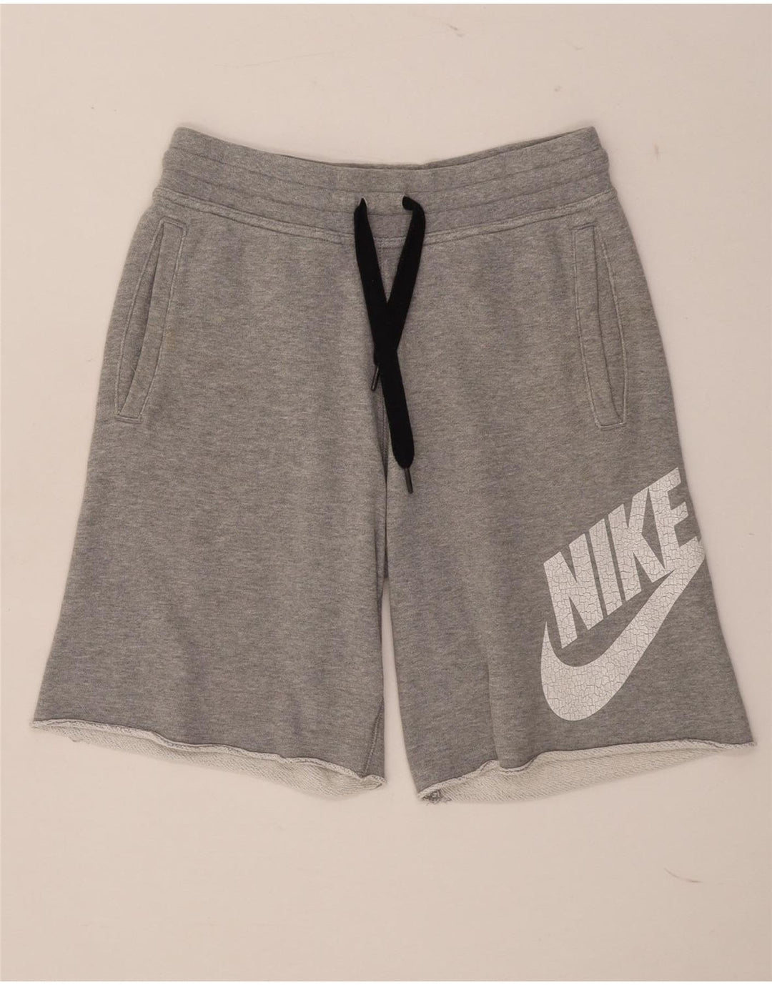 Nike muške kratke sportske kratke hlače s grafičkim motivima male sive pamučne boje