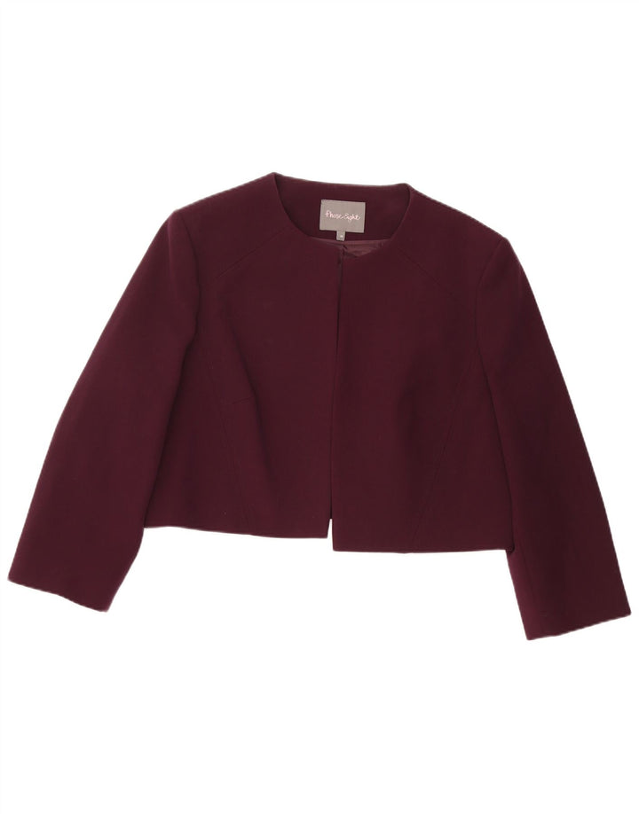 Phase Eight ženska bolero jakna UK 18 XL bordo poliester