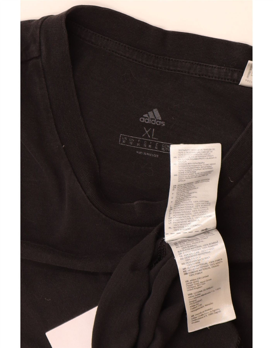 ADIDAS muška majica s grafičkim motivima XL, crni pamuk