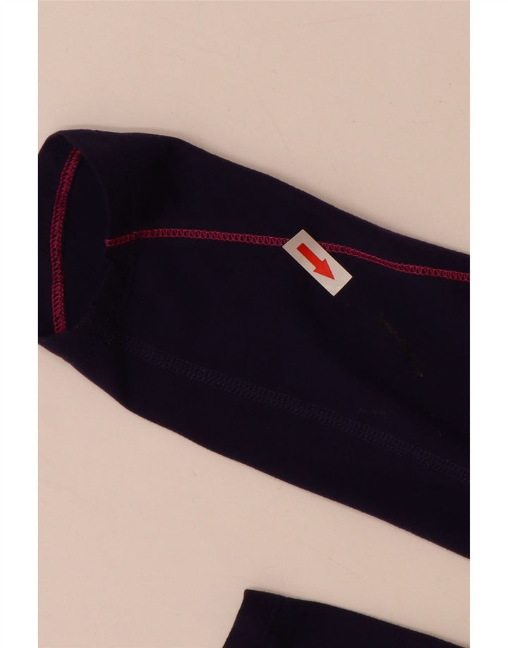 Nike Dri Fit Pulover Trenirka Top UK 12 Srednji tamnoplavi najlon