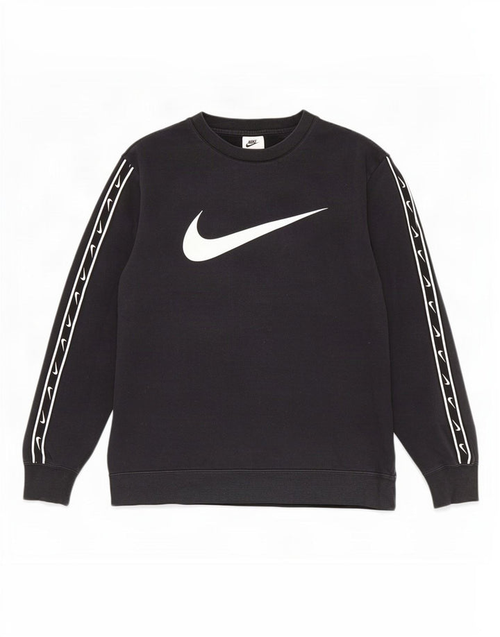 Nike muška trenirka s grafičkim motivima Srednji crni pamuk
