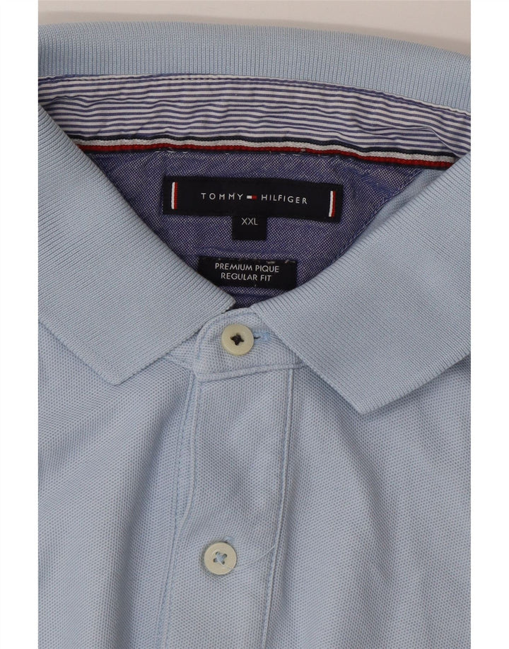 TOMMY HILFIGER Muška polo majica standardnog kroja 2XL plava