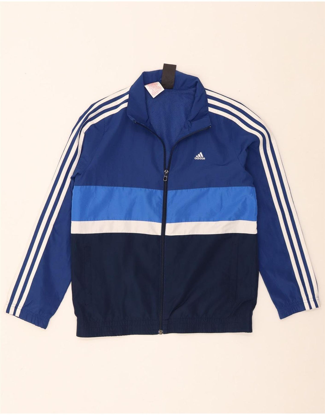 Adidas trenirka za dječake 11-12 godina plava poliesterska boja