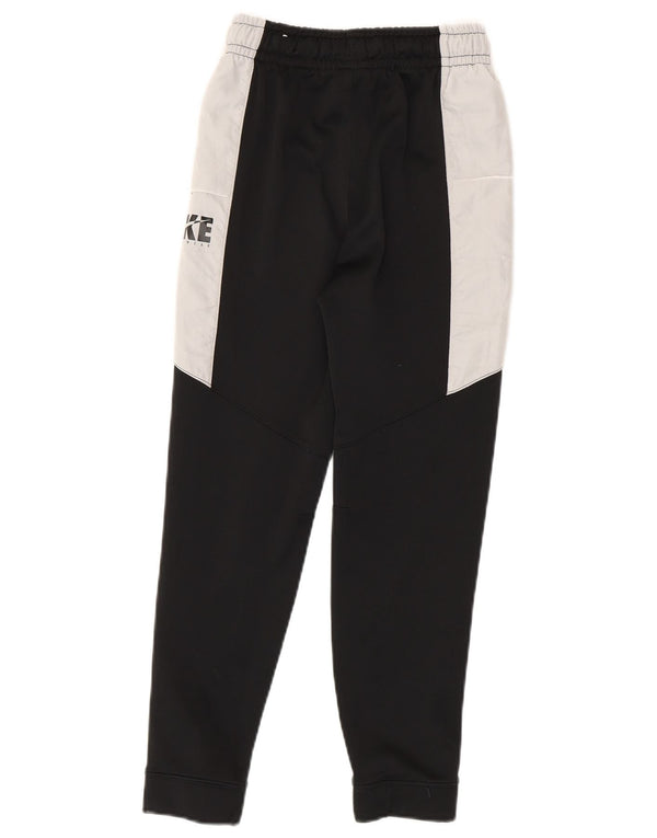 Nike Boys Trenirka Hlače Joggers 12-13 Years Large Black Colourblock
