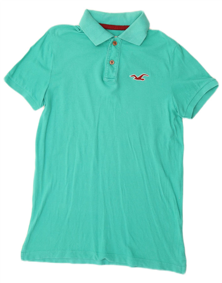 Hollister muška polo majica mala tirkizna