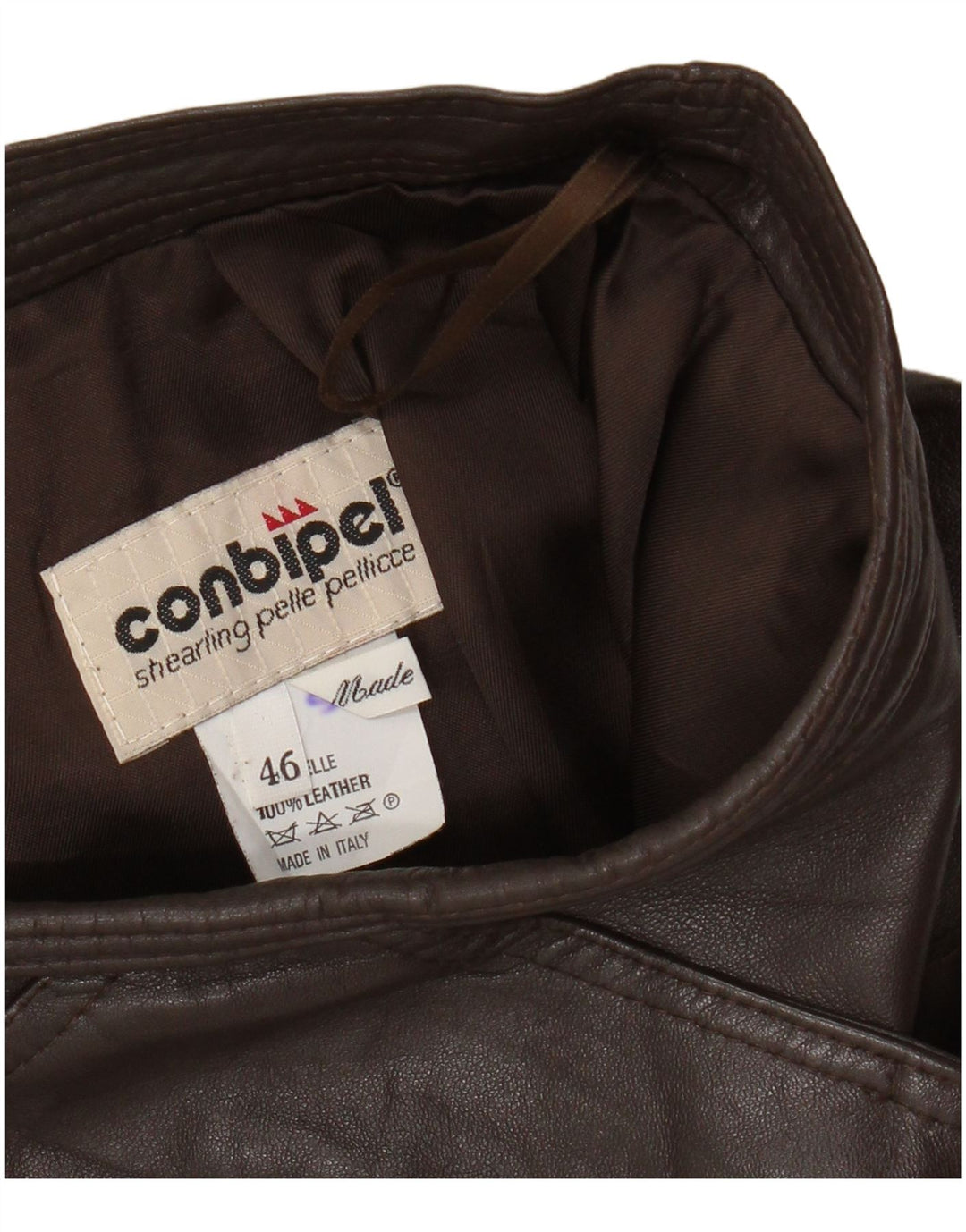Conbipel ženska kožna suknja IT 46 velika W30 smeđa koža