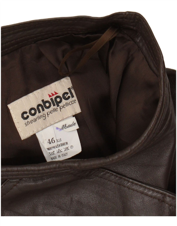 Conbipel ženska kožna suknja IT 46 velika W30 smeđa koža