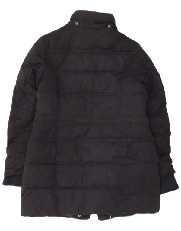 Fat Face ženska podstavljena jakna UK 12 Srednji crni poliester