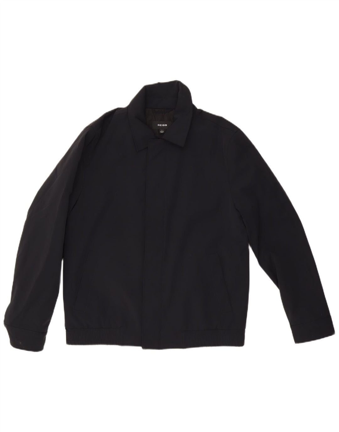 Reiss muška bomber jakna UK 40 veliki crni poliester