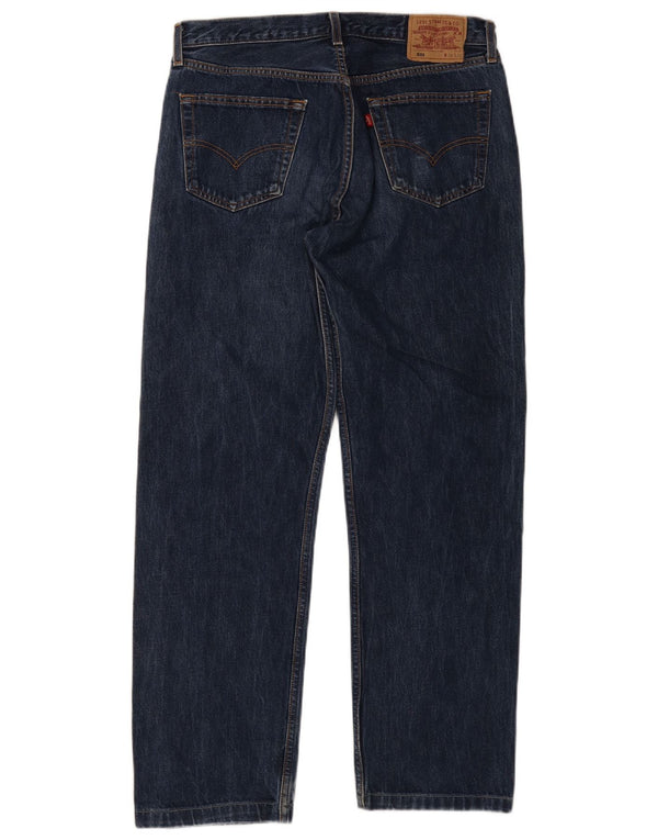 Levi's muške 501 ravne traperice W36 L32 plavi pamuk