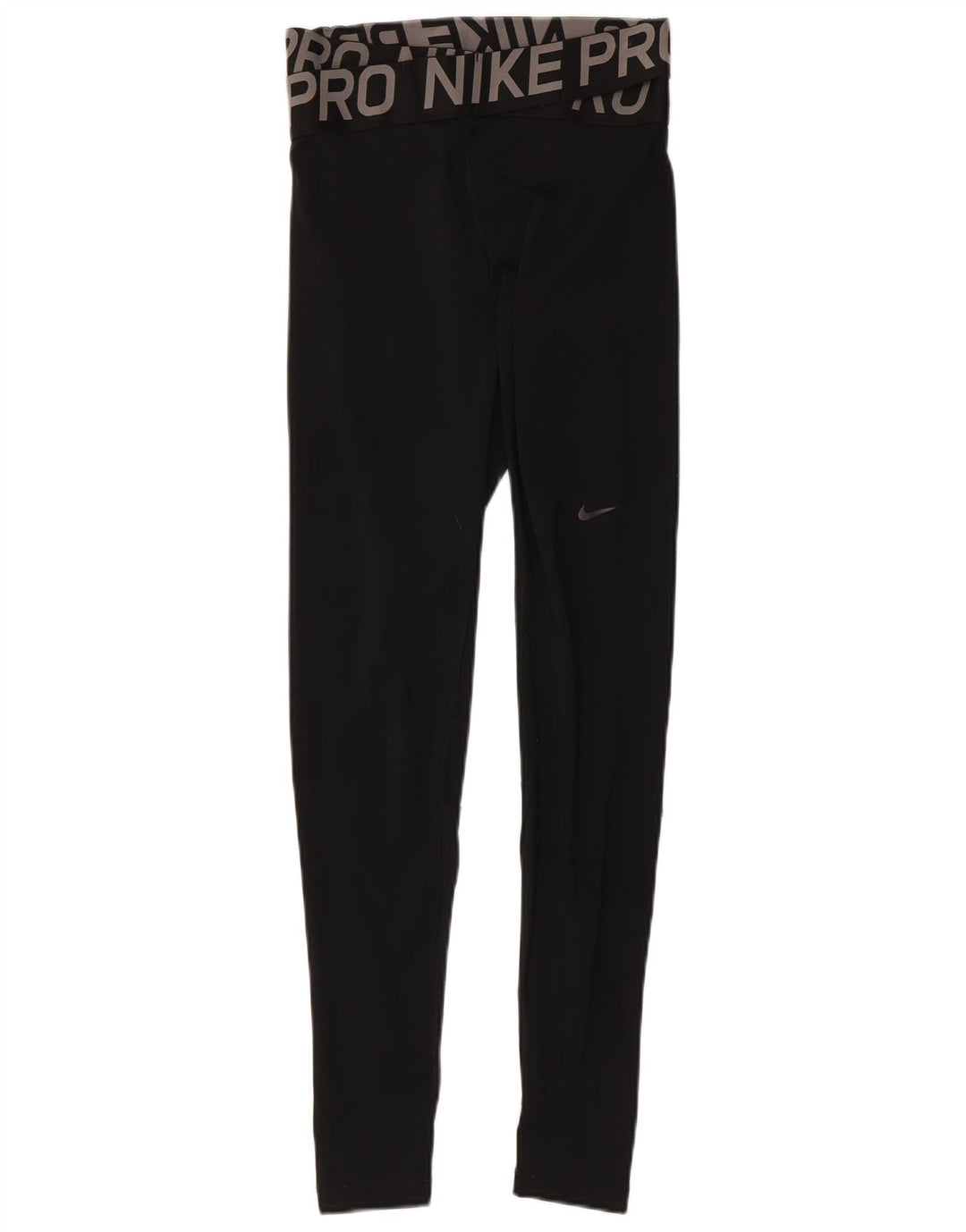 Nike Ženske Dri Fit Graphic Leggings UK 8 Small Black Colourblock Poliester