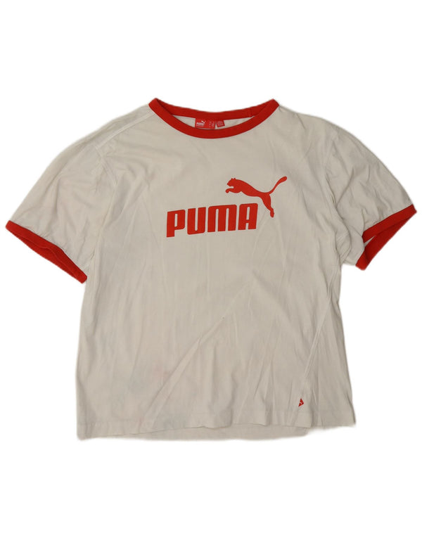 Puma muška majica s grafičkim motivima srednje bijele boje