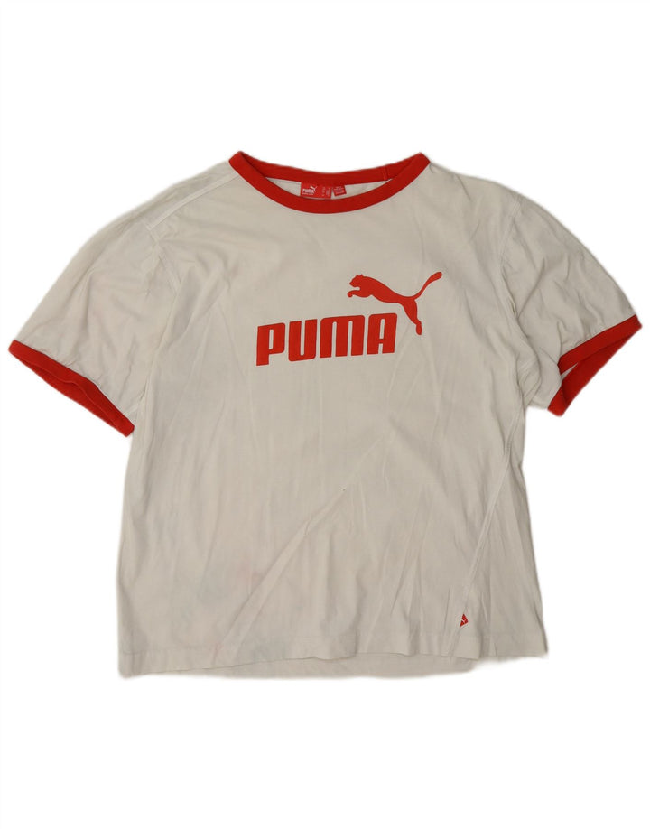 Puma muška majica s grafičkim motivima srednje bijele boje
