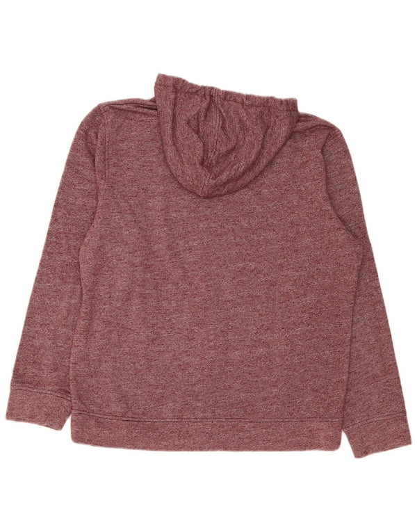 Jack & Jones muška majica s kapuljačom s kapuljačom XL tamnocrveni pjegavi poliester