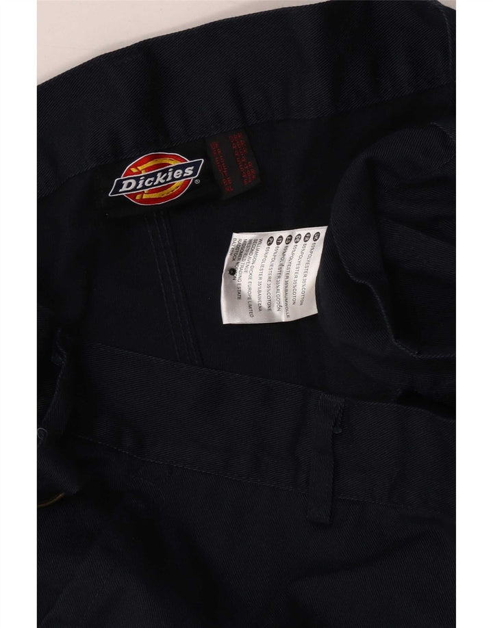 Dickies muške ravne kargo hlače W38 L30 tamnoplavi poliester